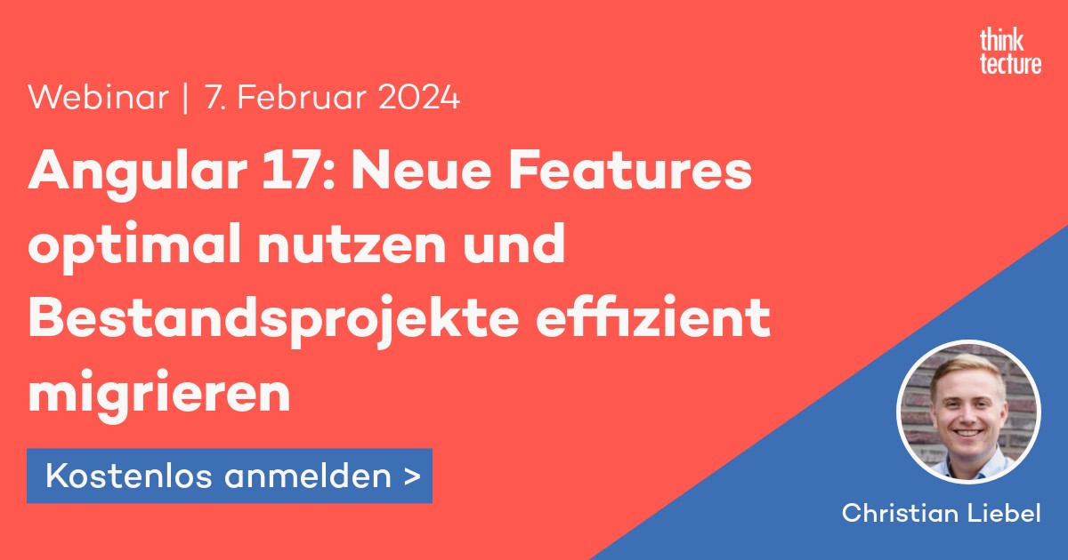 Lust, die neuesten #Features in @angular  17 zu entdecken? Dann ist das #Webinar mit @christianliebel  genau das Richtige für dich! Erfahre alles über #Signals, #StandaloneComponents, #APIs, den neuen #ControlFlow und das Buildsystem mit #esbuild und #Vite.…