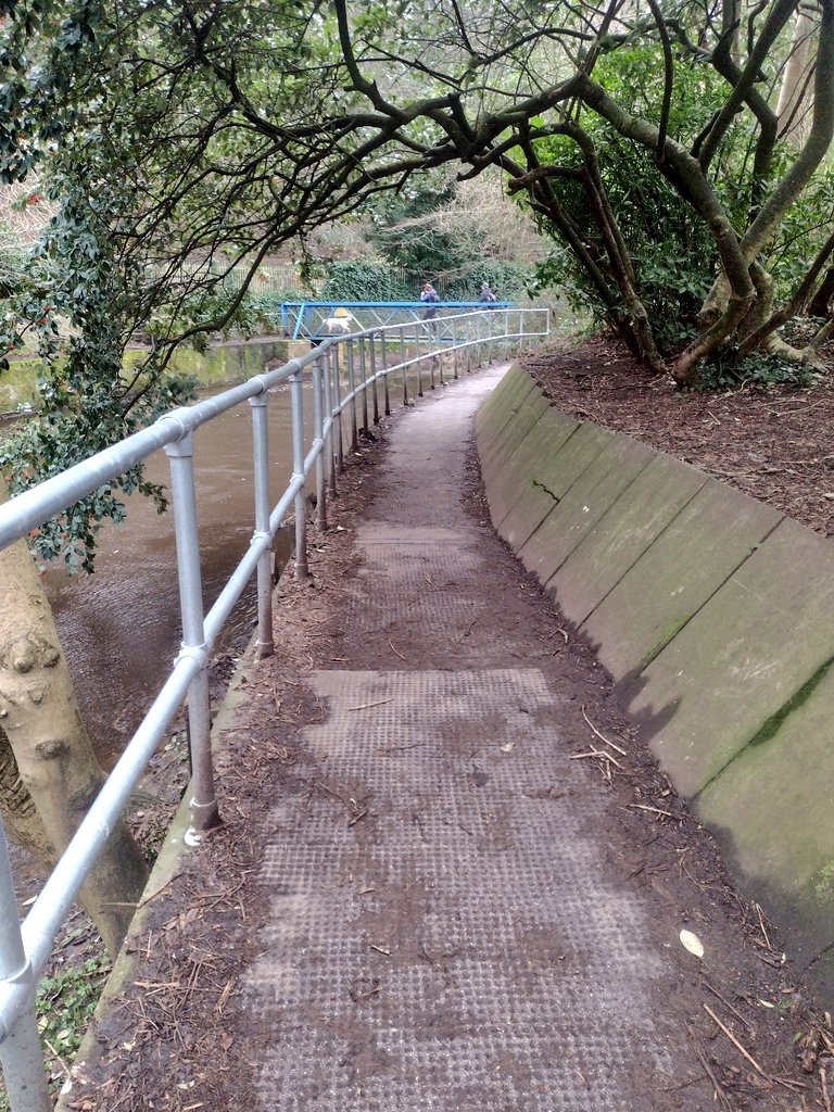 WOLCT's tweet image. A mixed session ahead down at Bells today.

Walkway to be swept of debris, more brash fence building, willow planting and removing fallen trees ahead for our volunteers.

Work on Magdala stairs is looking good

@Edinburgh_CC
@PathsforAll