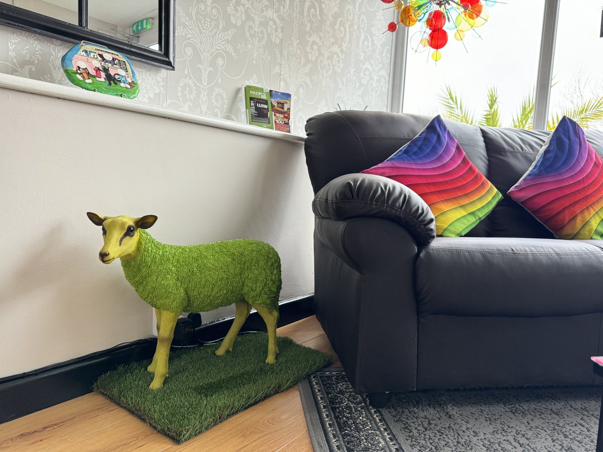 We have a new pet! Not sure on a name yet. Maybe we should have a competition to name it? #boutique #boutiquebnb #boutiquehotel #boutiquedecor #unique #interiordesign #sheep #quirkydecor #funky #bedandbreakfast #torquay #devon #englishriviera #the25 #the25torquay #competition