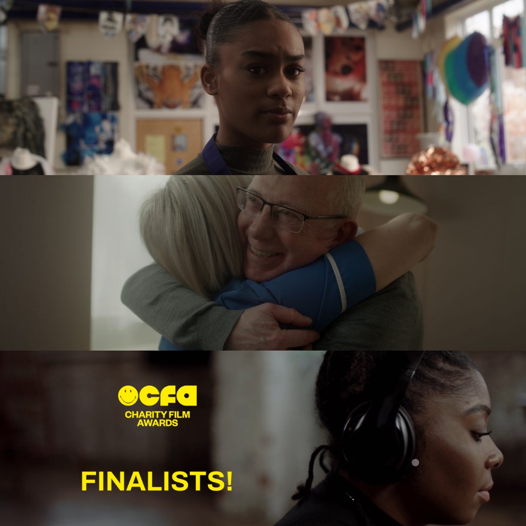 We’re thrilled to announce that three of our clients’ films have been shortlisted for this years @SmileyCFA Film Awards! @FutureFirstOrg - Someone Like Me @PLANETSCHARITY - Cancer Looks Like This @SaferLondon1 - Overlooked and Forgotten