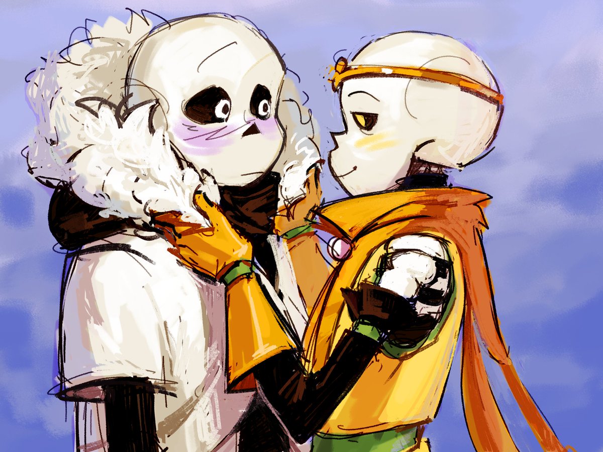 I finally drew them💪

#undertale #undertaleAU #Dreamtale #DreamSans #CrossSans #CrossxDream