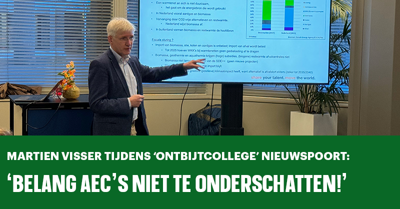 Afval Energie Centrales (AEC's )zijn cruciaal voor de productie van hernieuwbare energie en warmtenetten, zegt lector Energietransitie aan de Hanze Hogeschool in Groningen, <a href="/Martien/">Martien</a> Visser. #energietransie 
linkedin.com/feed/update/ur…