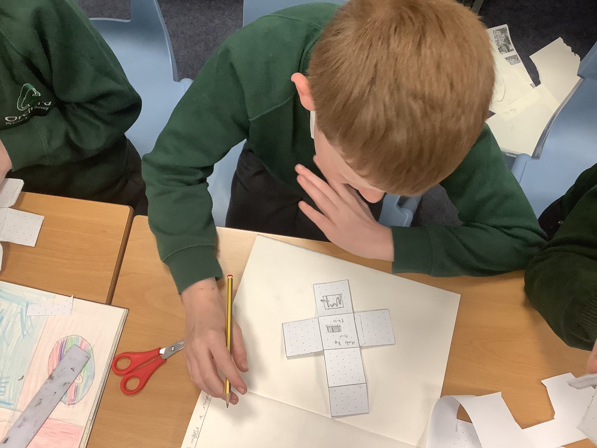 6 Elm are working hard creating their prototype net this morning. #DTatOrchard <a href="/OrchardPrimaryA/">Orchard Primary</a>
