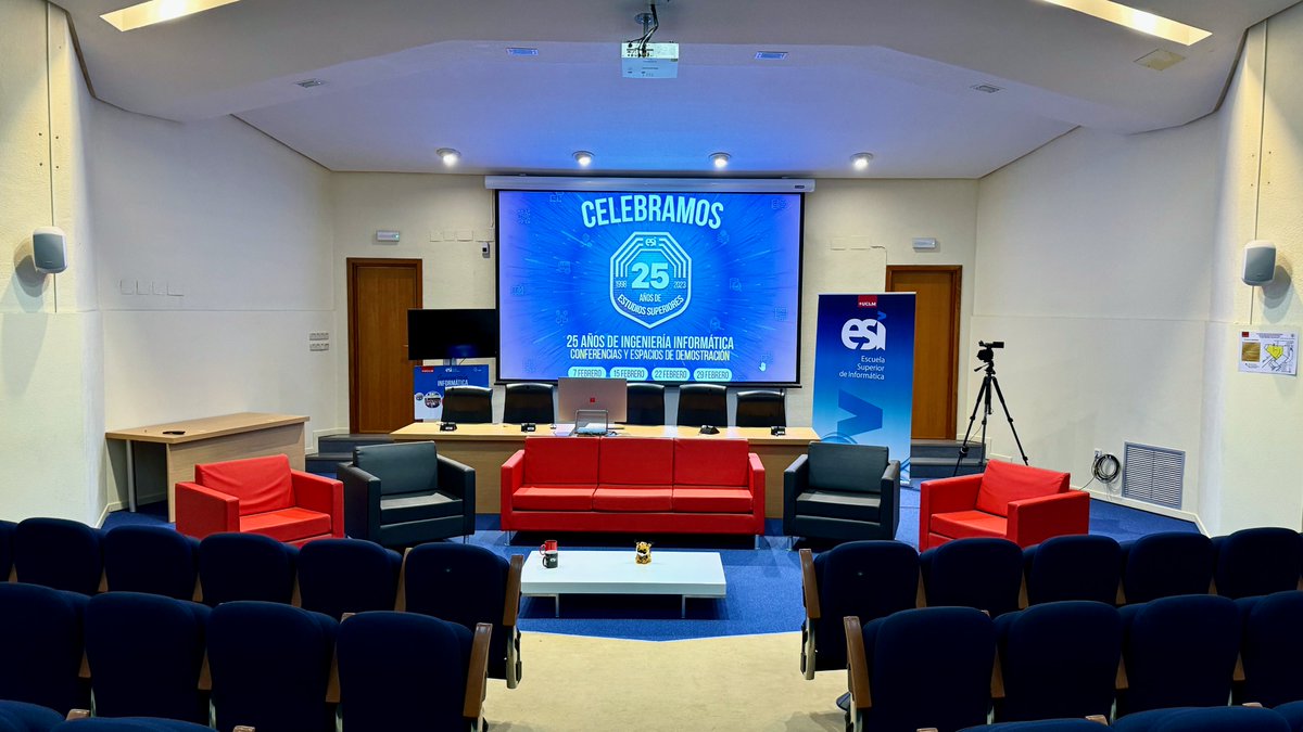 🎓 ¿Eres ingeniero o ingeniera en #informática?, nos gustaría que asistieras el 7 de febrero al acto de inauguración del 25 aniversario de estudios superiores. ✍️ Puedes inscribirte en forms.office.com/e/w1kCrVgr8g
+ 11:30h Apertura institucional
+ 12:00h Alfonso Martínez > ESI, 25
