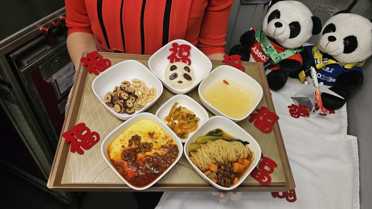 Sichuan_Airline's tweet photo. With #ChineseNewYear around the corner, do you have any #travel plans?  Wherever your journey takes you, remember to savor good #food and take well-deserved breaks along the way. 😋📷#TravelPlans #ExploreAndRelax #celebration #life #travelwithSichuanAirlines #SichuanFood https://t.co/0APdC45cX6