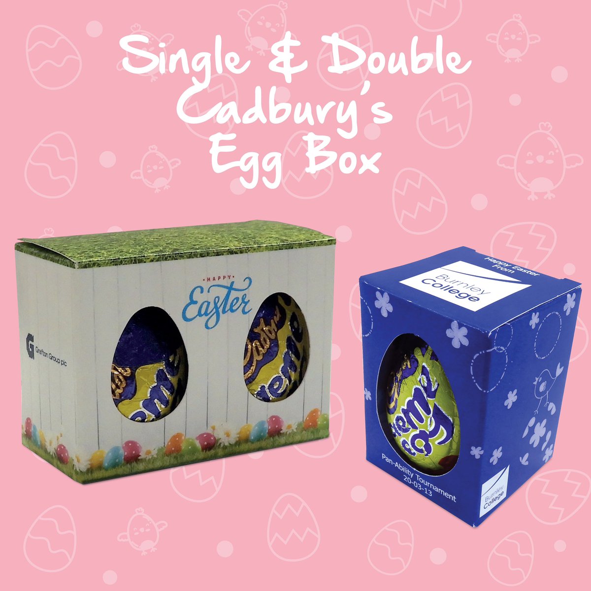 Hop into Easter with these egg-cellent products!
🐣 Personalised with a full colour print
🐣 Eco friendly packaging
🐣 Minimum order quantity of 100
🐣 Tasty treats for all to enjoy!
For more info just email our sales team at sales@coronationpromotions.co.uk or call 01253 798606
