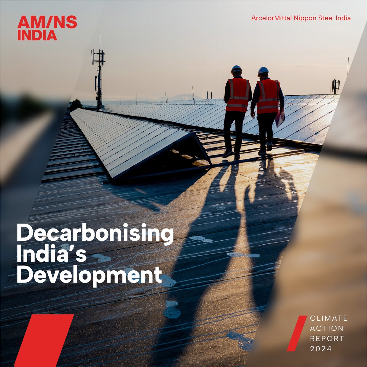 AMNSIndia's tweet photo. At a pivotal time for the Indian steel industry, and with plans to significantly increase production capacity, AM/NS India shares its roadmap that targets a reduction in emissions intensity by 20% by 2030.​
​
View our first Climate Action Report 2024 - https://t.co/yujLY3Xs99 https://t.co/cn94ETldxR