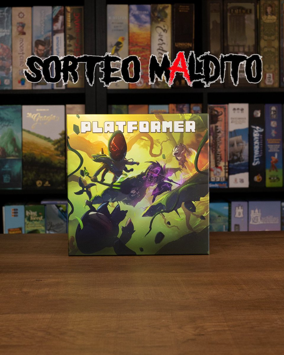 🔴SORTEO🔴

Con motivo del lanzamiento de Platformer os proponemos un nuevo #sorteomaldito !!🎉🎉
Para participar:
🔺Sigue la cuenta <a href="/MalditoGamesES/">Maldito Games</a>
🔺Repostea
🔺Menciona 3 personas con las que jugarías
Anunciaremos la persona ganadora el 13/02/24 ¡Mucha suerte!