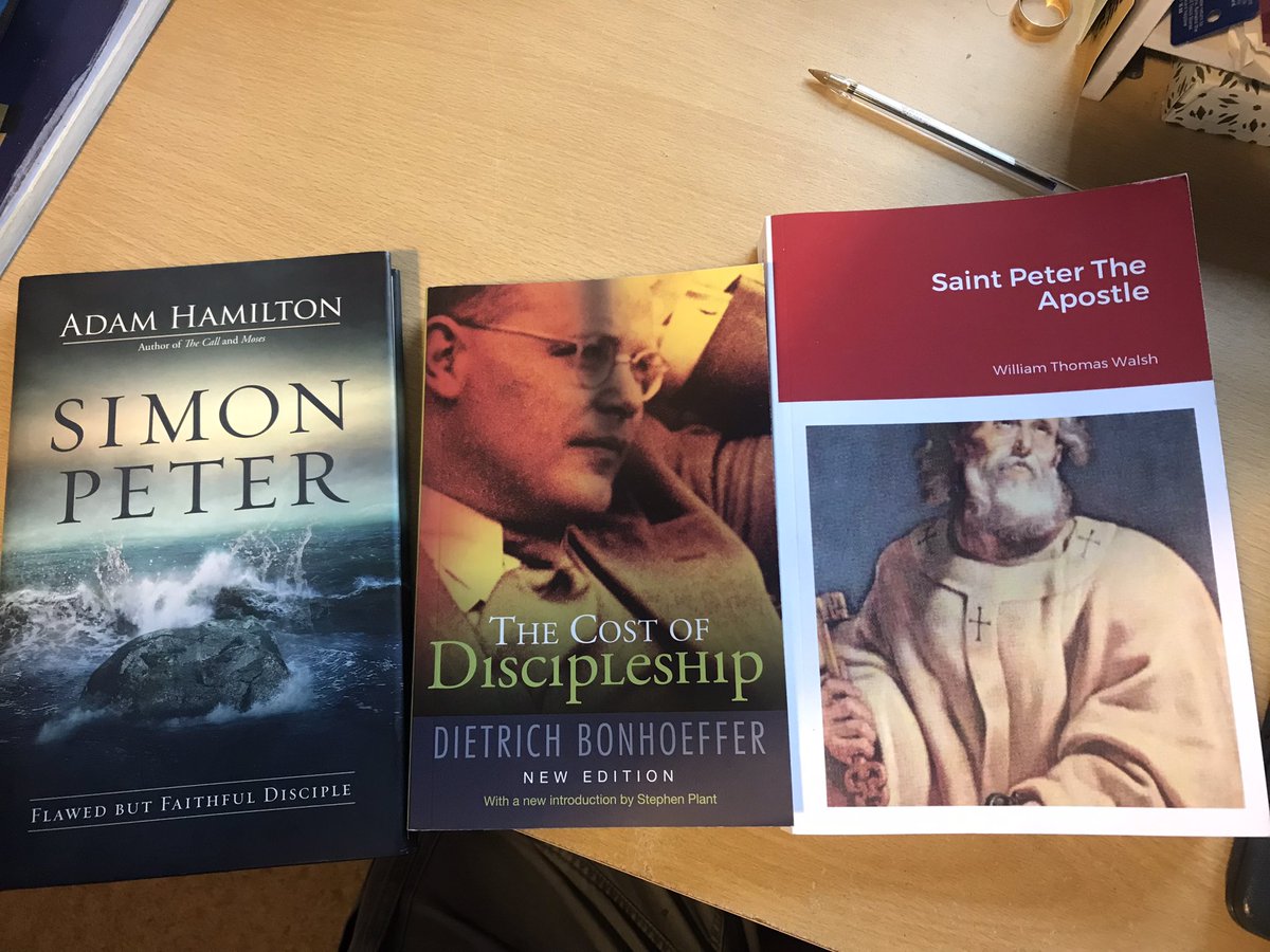 Prepping for the next <a href="/buckshawchurch/">BVC</a> sermon series which is ‘The life of a disciple through the eyes of Peter’ 

#sermonseries #peter #discipleship