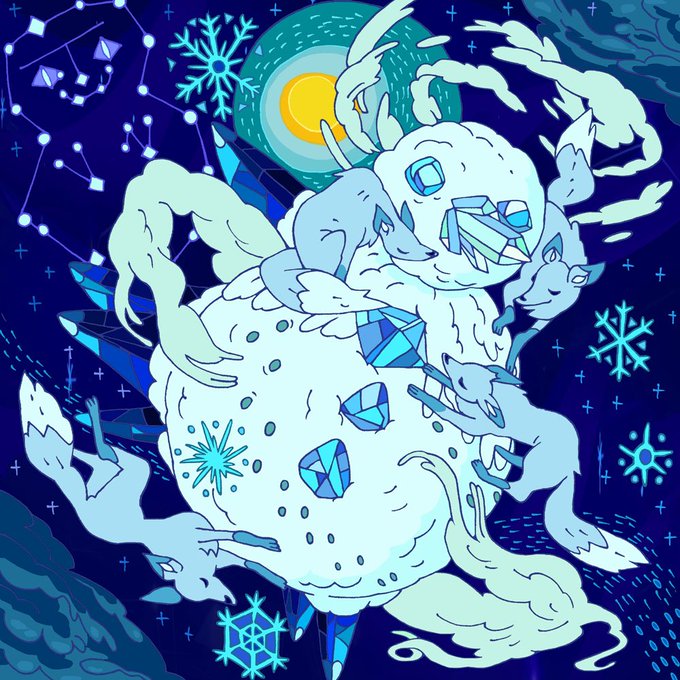 「blue eyes constellation」 illustration images(Latest)