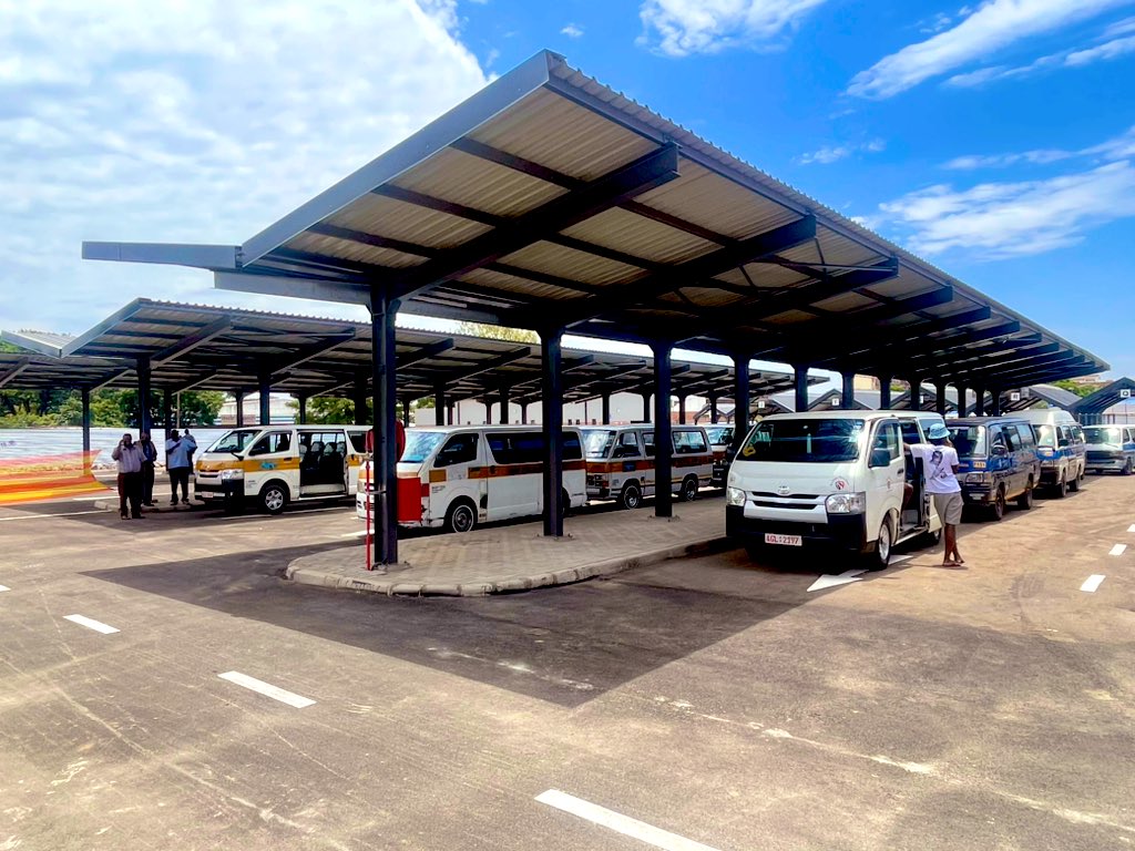 ALL CHANGE: Kombis returned to Egodini terminus for the first time in eight years today, as the City of Bulawayo looks to decongest the CBD. Contractors of Egodini Mall have completed the first phase of the project - the terminus and 400 vending bays