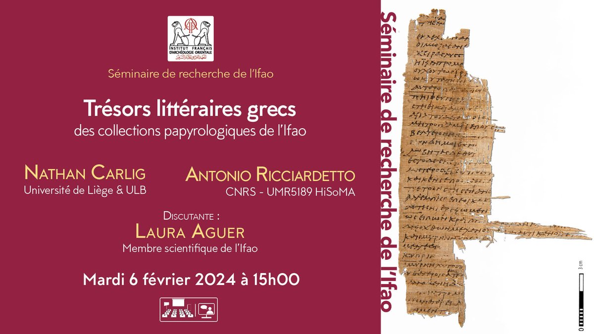 Ifao - Institut français d'archéologie orientale tweet media