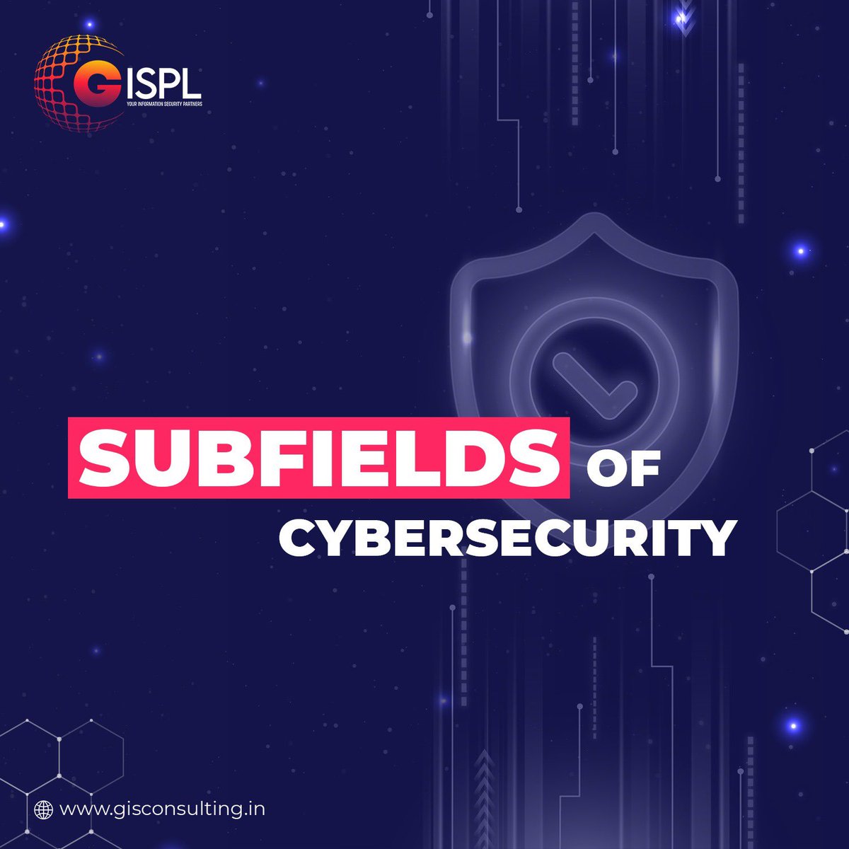 gispl_security's tweet photo. Unraveling the Mystery: Dive into the 7 vital subfields of cybersecurity with GISPL! Know your vulnerabilities, build your defenses. #CybersecurityAwareness #GISPL #cyberpunk #cybersecurity #cyberexpert #cybercrimes https://t.co/TS5jEPCOeA