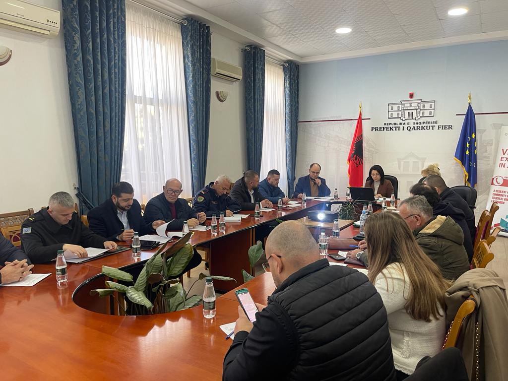 The 1st meeting of the Regional Committee on CVE was held in Fier. The establishment of the National Referral Mechanism System on CVE &amp; R&amp;R is supported by <a href="/theGCERF/">GCERF</a> and executed in collaboration with <a href="/CenterCve/">The CVE Center - Albania</a>. The initiative garnered full commitment from all stakeholders.