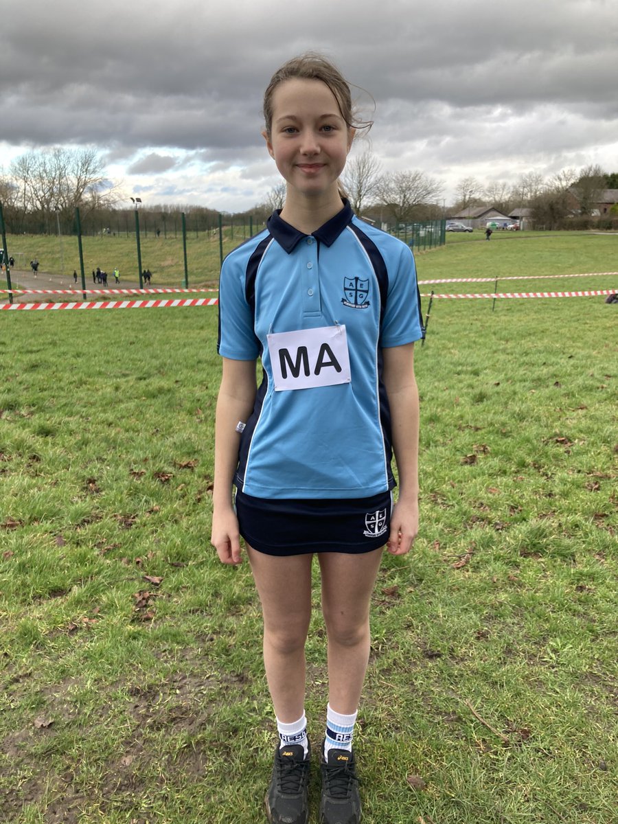 AESG_PE's tweet photo. Well done Erin (#AESGYear7) and Elizabeth (#AESGYear11), representing Macclesfield at Cheshire Schools’ Cross Country on Saturday. Elizabeth achieved selection for Cheshire at the English School Cross Country Champs next month. Good luck Elizabeth!
#AESGCrossCountry #AESGBeMore https://t.co/1DaJGrmi27