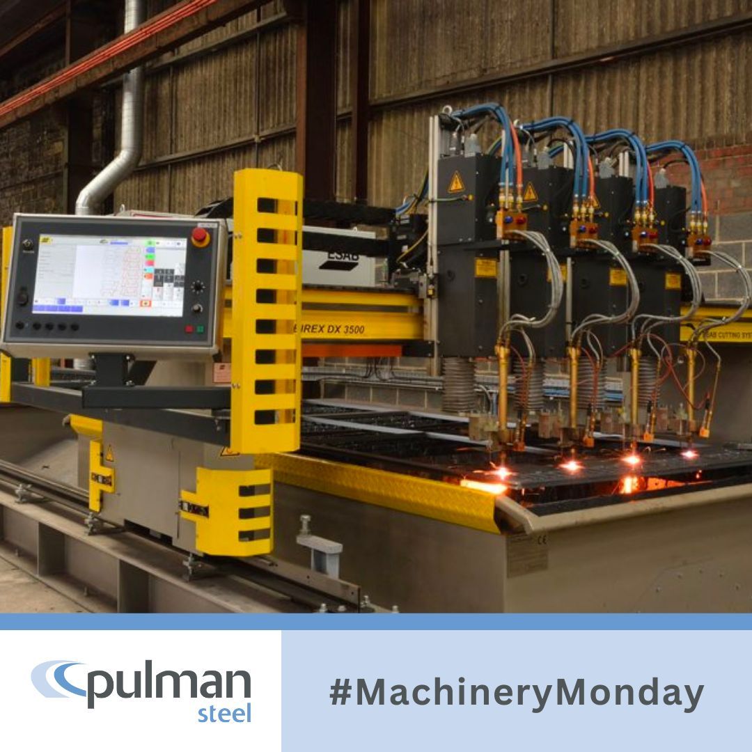pulmansteel's tweet image. Introducing #MachineryMonday! Today's feature: the ESAB Combirex, our gas profiling marvel. 🛠

This versatile and efficient machine can cut with 1 to 4 heads simultaneously.

Learn more about our profiling services ➡️ buff.ly/3NvVKHR

#PulmanSteel #SteelProfiling