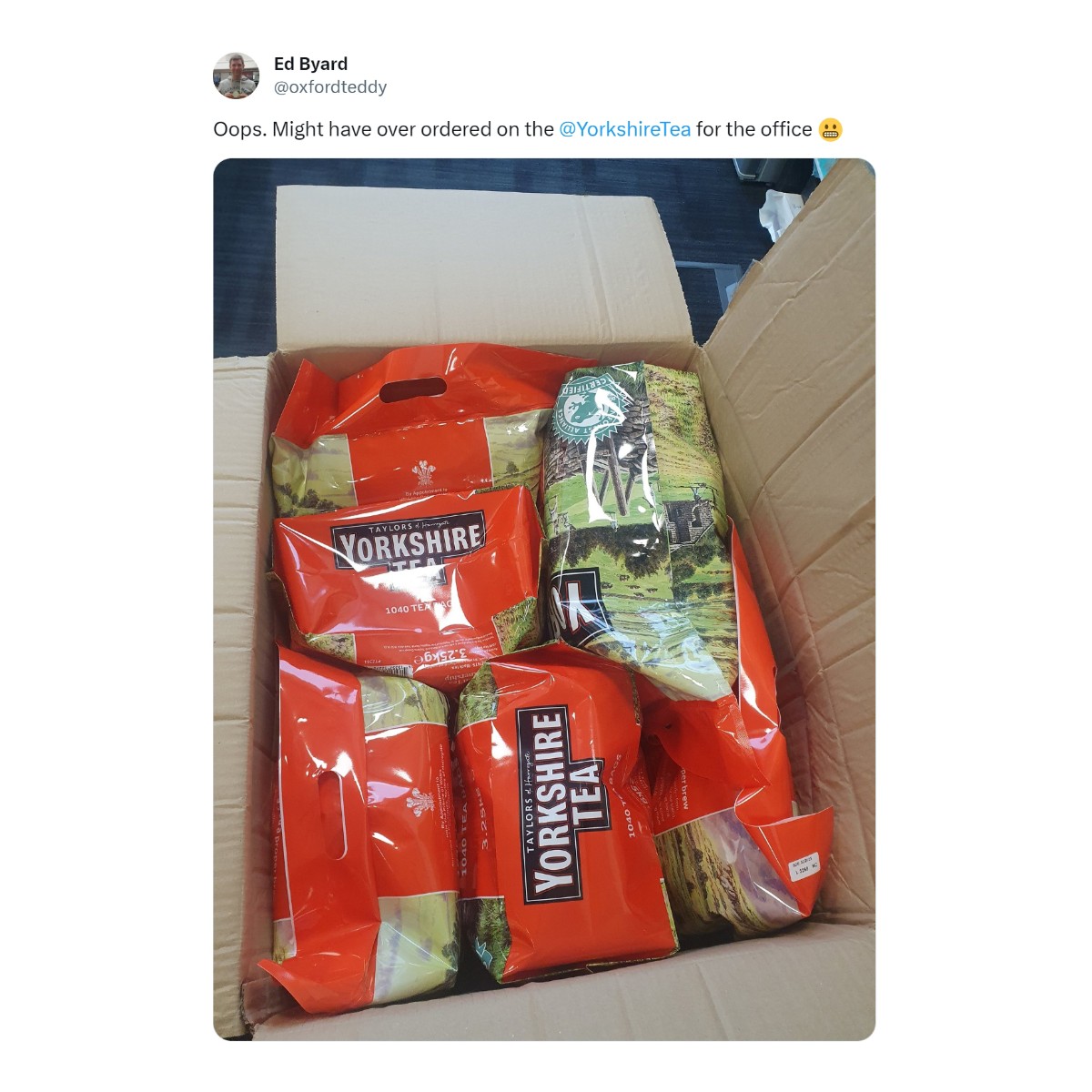 Yorkshire Tea tweet media