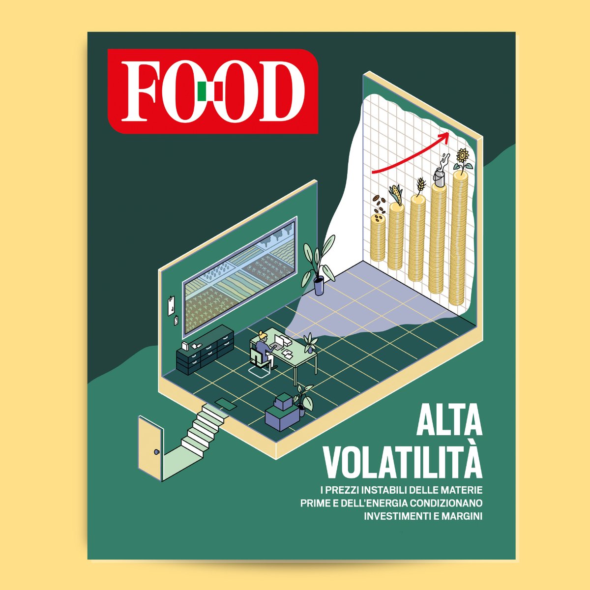 📖 FOOD Febbraio
Alta volatilità. I prezzi instabili delle materie prime e dell'energia condizionano investimenti e margini.

Leggi subito 👉 foodweb.it/knowledge-cent…

Cover credits: Elisa Macellari

#Food #febbraio #mensile