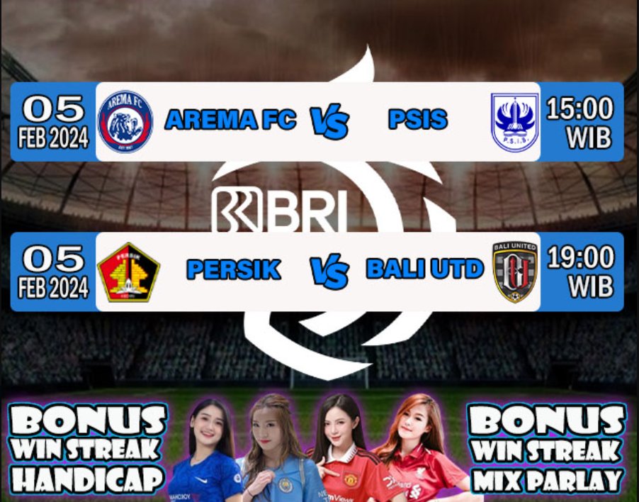 jadwal bola liga indonesia 
yuk pilih idola klub mu pasang taruhan mu 
tersedia info slot gacor hari ini rtp tertinggi dan live cacino dan banyak lainnya

💵Menang Berapapun Pasti Langsung Di Bayar, proses wd dan depo 3 menit

daftar link : heylink.me/maxwinPARIS88