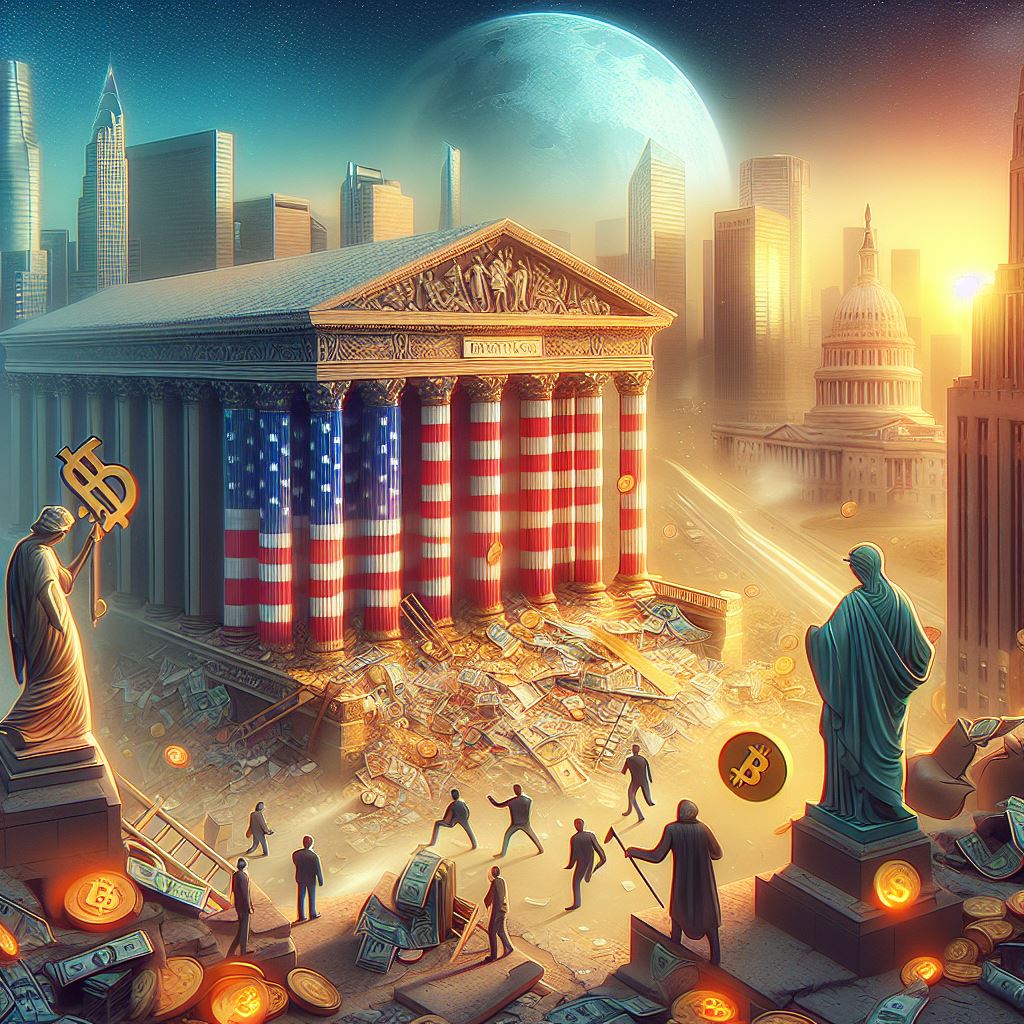 teo_pasekov's tweet photo. 📢 Breaking News: The Fall of the US Banking System and the Rise of the Cryptocurrency Market, Leading to the Development of DeFi

🏦 The US banking system is experiencing a significant downturn, while the cryptocurrency market is witnessing a remarkable surge. This shift is expected to have a profound impact on the financial landscape, leading to the development of decentralized finance (DeFi) solutions. Here's what you need to know: