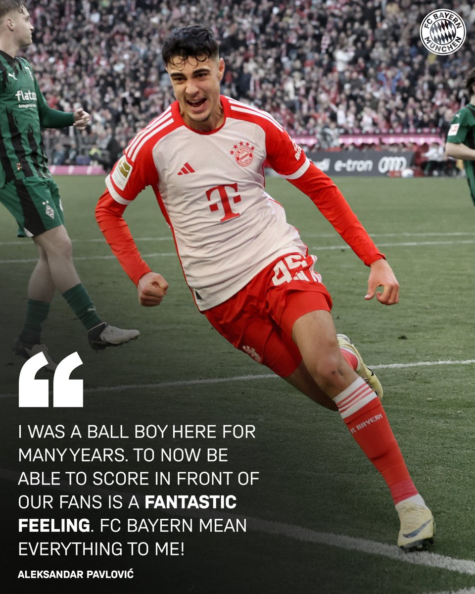 FCBayernEN's tweet photo. A childhood dream come true ❤️

#MiaSanMia https://t.co/hYNTQN9N4X