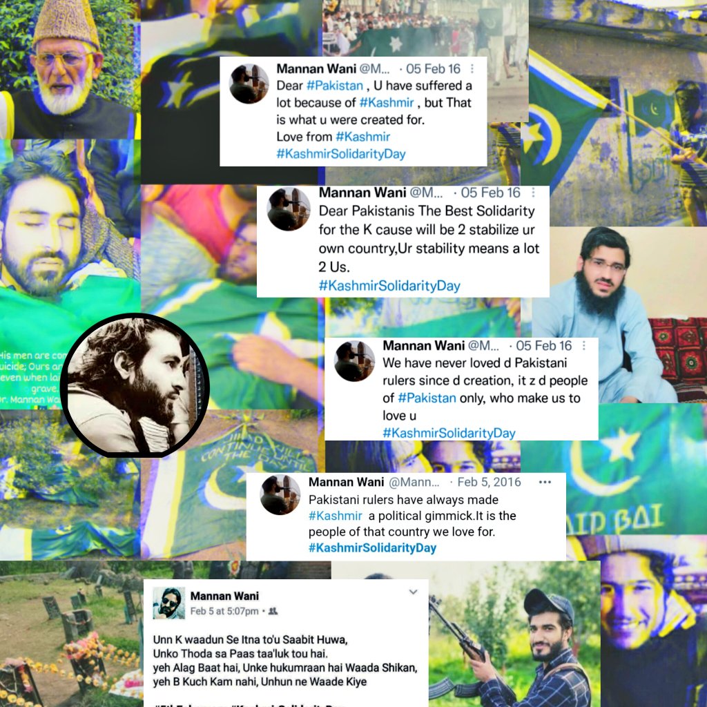 "Dear Pakistanis, the best solidarity for the K cause will be to stabilize your own country. Your stability means a lot to us."

~Shaheed Manan Wani 

#KashmirSolidarityDay