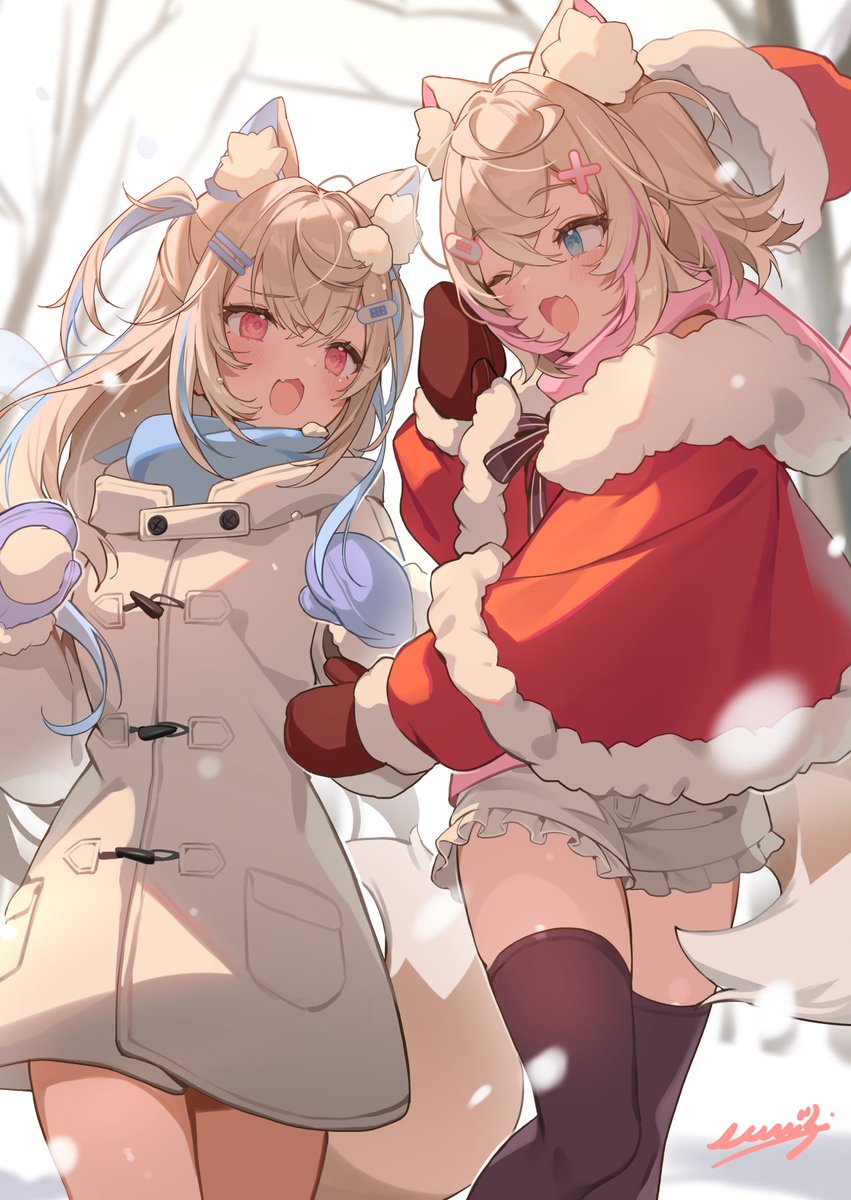 rswxx's tweet image. ⛄ #ふたごの日