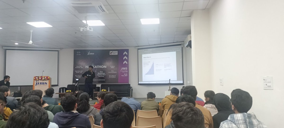 hereisSwapnil's tweet photo. π Excited to dive into 36-hour hackathon #codekshetra adventure! β°π»
Enjoying the session with @SahityaRoy07 @ankraj π₯
Let the coding marathon begin with @riseinweb3 @devfolio
#riseinhackathon https://t.co/4JH9KZsQG7