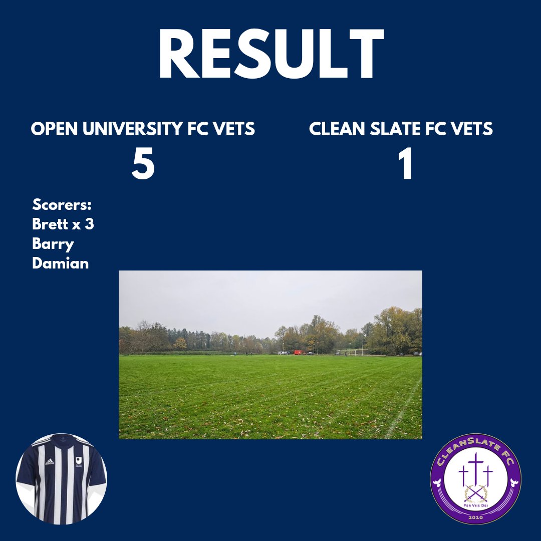 OUVetsFC's tweet photo. Great win yesterday as we bounced back strongly after our cup defeat. Tough first half, a few tactical tweaks at half time from stand-in gaffer Deano &amp; a lot better in the 2nd half saw us take all 3 points. 

#UpTheOU💙🤍💙🤍💙 https://t.co/8QI5DSIpKN