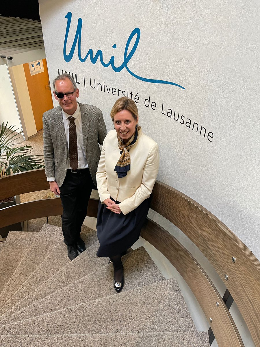 Ambassadrice Iwona Kozłowska: La visite officielle dans le canton de Vaud a débuté par une rencontre avec le vice-recteur de l'Université de Lausanne, le prof. Giorgio Zanetti. Il est temps d'intensifier la coopération!