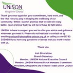 Photo by UNISON Shropshire General (@UNISONShrops)