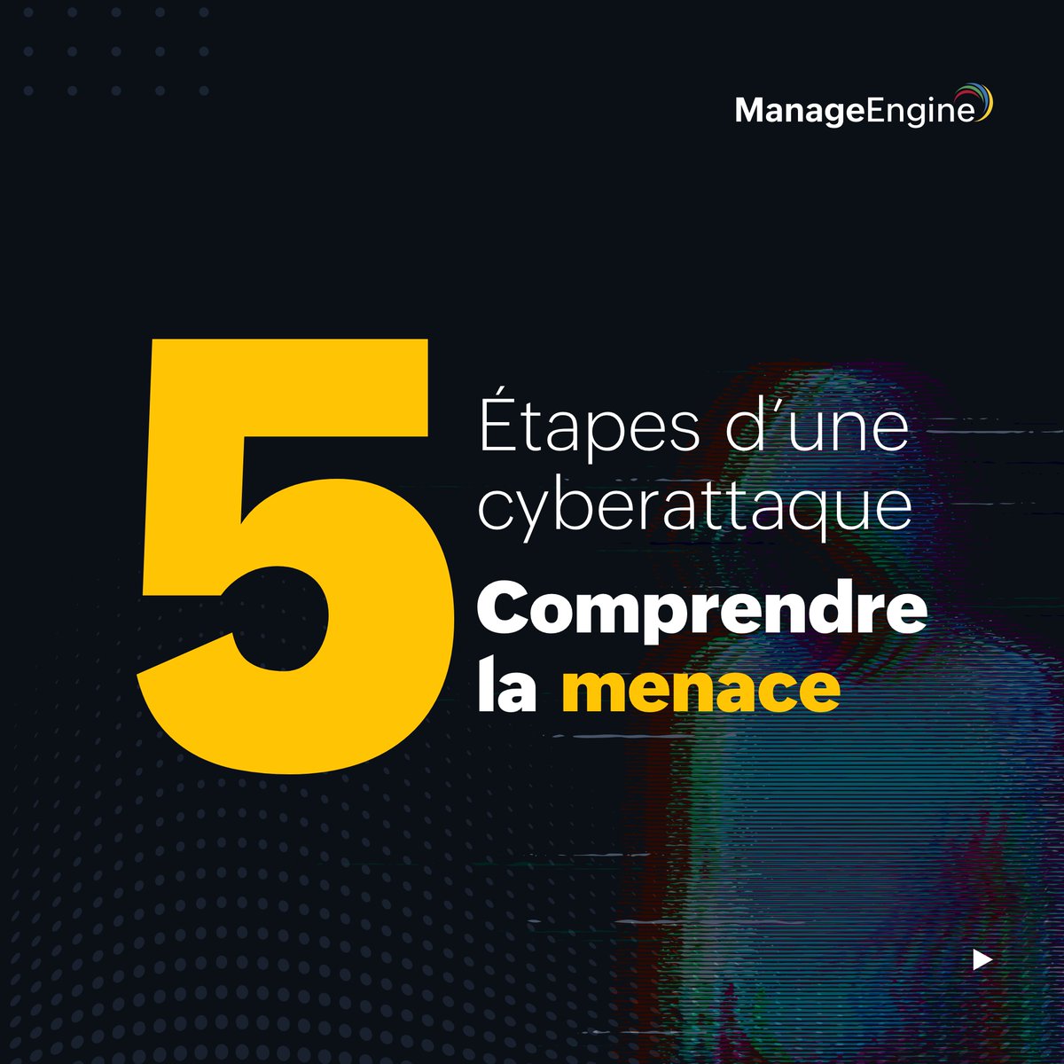 ManageEngineFra's tweet image. Vous êtes-vous déjà demandé comment les cyberattaques se déroulent? Plongez dans les 5 étapes cruciales et renforcez vos défenses numériques. #CyberSécurité #ProtectionNumérique