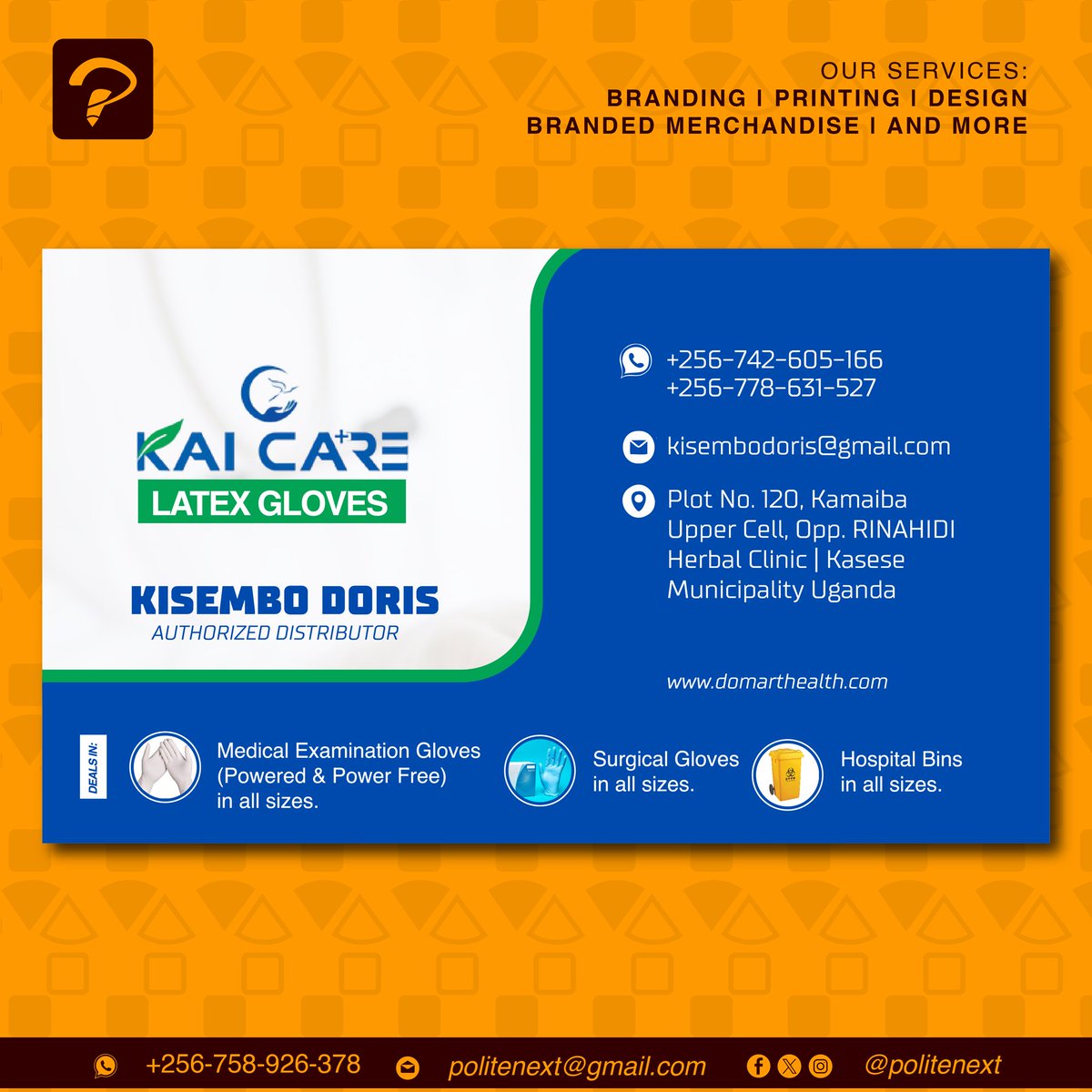 politenext's tweet photo. Business Card Design by...
The 🎨of Dreams! 
📞 0789948036

#designs #branding #Prints #graphics #businesscards https://t.co/XtuSUjd4k8