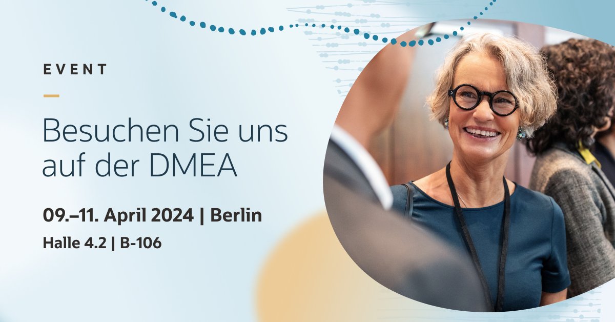 Cerner DACH (@cernerde) on Twitter photo Wir sehen uns ins Berlin! Als DMEA Silber-Partner sind wir mit unseren Expert:innen für Sie vor Ort. Wir freuen uns auf spannende Gespräche und den Austausch mit Ihnen. Bei Fragen zu unserem Messeauftritt kontaktieren Sie uns gerne unter kommunikation@cerner.com. Wir sehen uns ins Berlin! Als DMEA Silber-Partner sind wir mit unseren Expert:innen für Sie vor Ort. Wir freuen uns auf spannende Gespräche und den Austausch mit Ihnen. Bei Fragen zu unserem Messeauftritt kontaktieren Sie uns gerne unter kommunikation@cerner.com.