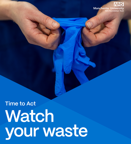 Appropriate waste management is critical to reducing the environmental impact of NHS organisations. If you want to learn more about sustainable waste management at MFT come along to our webinar this Wednesday at 11am! Email timetoact@mft.nhs.uk for access!