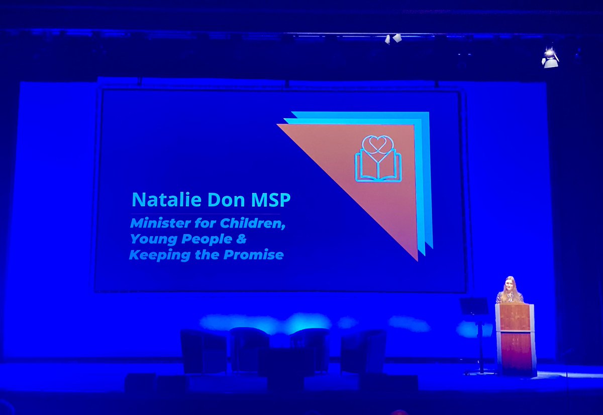 AberlourCCT's tweet photo. Hearing from @NatalieDon_ on what progress @scotgov has made to #KeepThePromise and what more they still need to do. Good to hear the Minister highlight our Intensive Perinatal Service in Falkirk as an example of whole family support keeping families together. #StoriesOfChange https://t.co/Tv6KqKDNDF