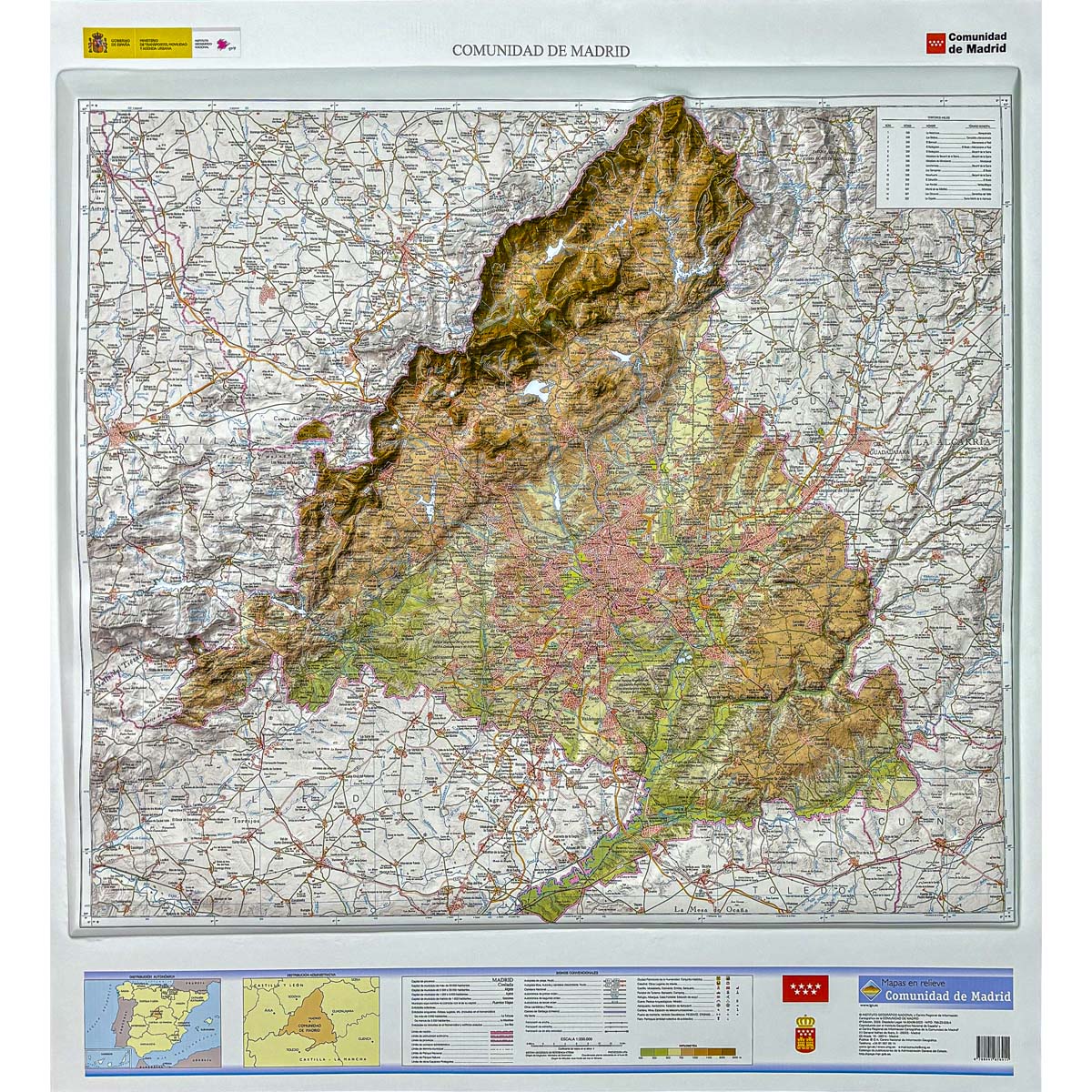 IGNSpain's tweet photo. 🆕¡NOVEDAD! Nuevo #MapaenRelieve de la #ComunidadDeMadrid🗺
➡️Este #mapa en #3D y a escala 1:200.000 combina arte y precisión para brindarte una perspectiva en #relieve de la región.
✔️ Disponible aquí 👉https://t.co/14BYBSdR5A
#IGNSpain #CNIG @transportesgob @ComunidadMadrid https://t.co/NLehobANFy