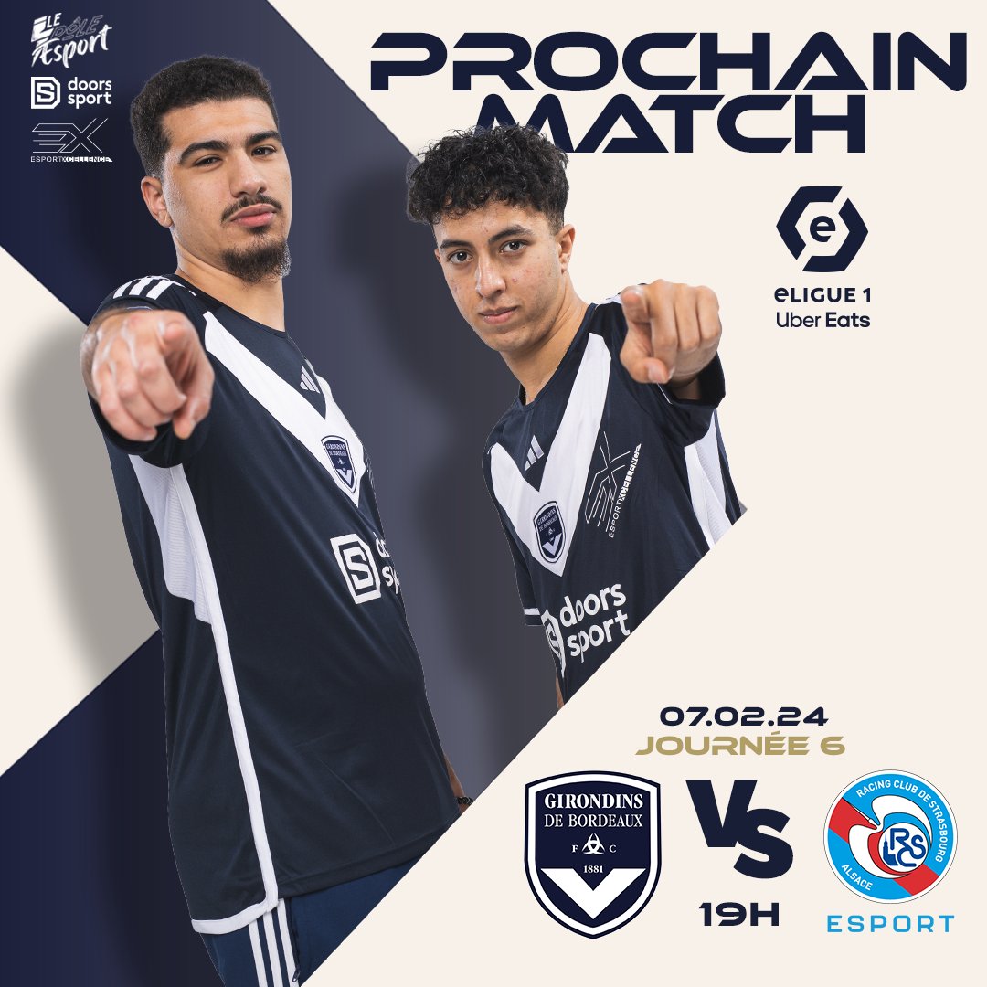 GirondinsEsport's tweet photo. 🎮 Le combat continue  👊

Rendez-vous dès mercredi face à @RCSA_esports 🔵⚪️

🗓️ 07.02.2024
⏲️ 19h