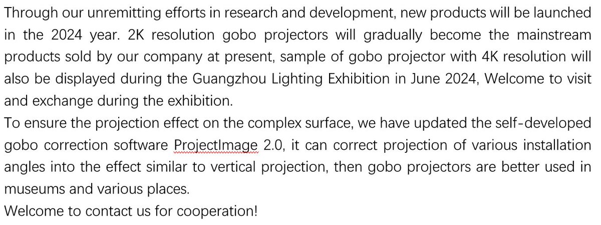 GoboProjector's tweet image. New gobo projectors and updated gobo correct software.

#goboprojector #goboprojection #gobolights #gobo #glassgobo #gobos #MuseumLighting #ArchitecturalLighting #lightingdesign #goboprojections #gobolight #restaurantlighting #customgobo #fullcolorgobos #sygobos