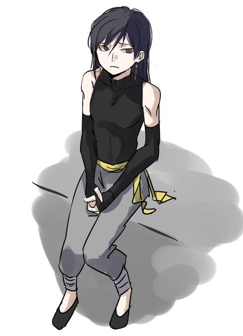 「black hair sleeveless」 illustration images(Latest)｜21pages