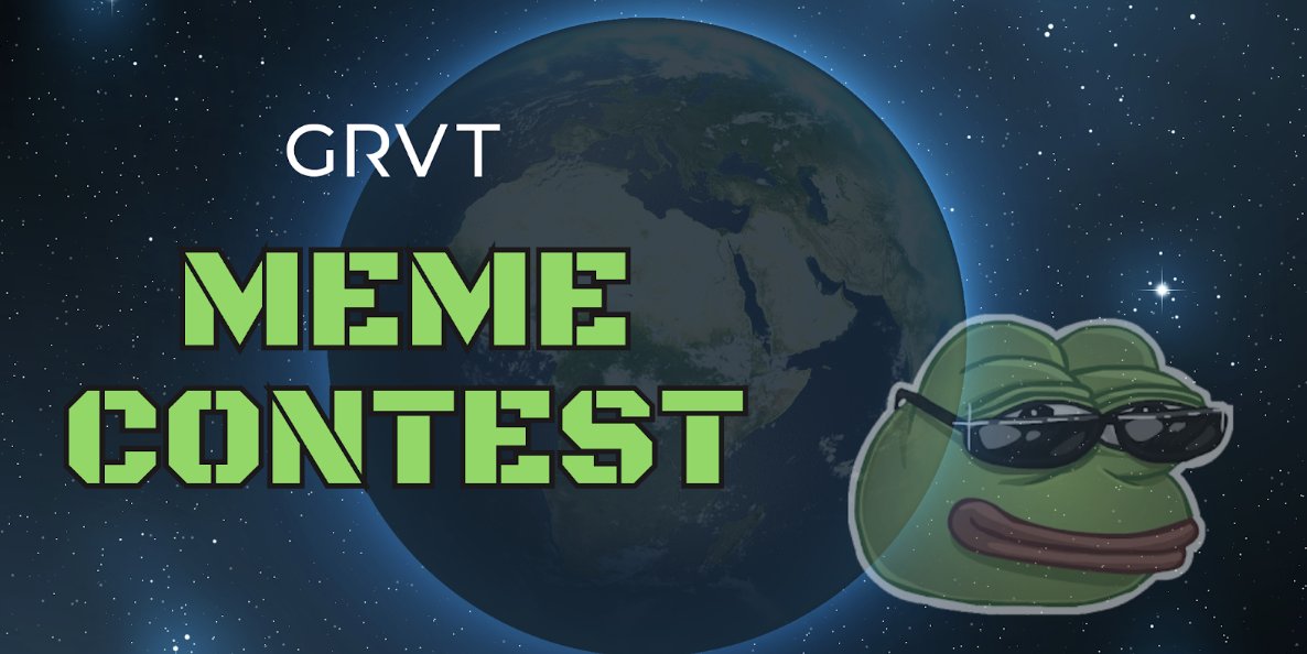 🚨 Attention, #GRVT Community!

Get ready to unleash your creativity – it's time for GRVT's first-ever #MemeContest! 🎨✨

What comes up in your mind when you hear 'GRVT'?

#GRVT #MemeContest #zkSyncEra
