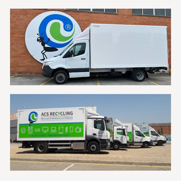 ACSRecycling's tweet photo. 🚛 Novedades para nuestros clientes 🚛

En ACS Recycling, estamos emocionados de anunciar una ampliación de nuestra flota.

Este no es solo un paso hacia adelante en mejorar nuestros servicios de recogida de RAEE, es un salto hacia un futuro más sostenible🌳. https://t.co/MKD5RNTFsr