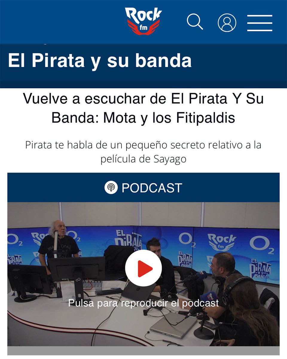 👉 acortar.link/zunuYQ👈
Vía <a href="/RockFM_ES/">RockFM</a> #elpirataysubanda <a href="/portusmuertos/">Por Tus Muertos - La película</a> #pelicula #comedia #rocknroll #josemota #estrenos #portusmuertos #metralla #roadmovie