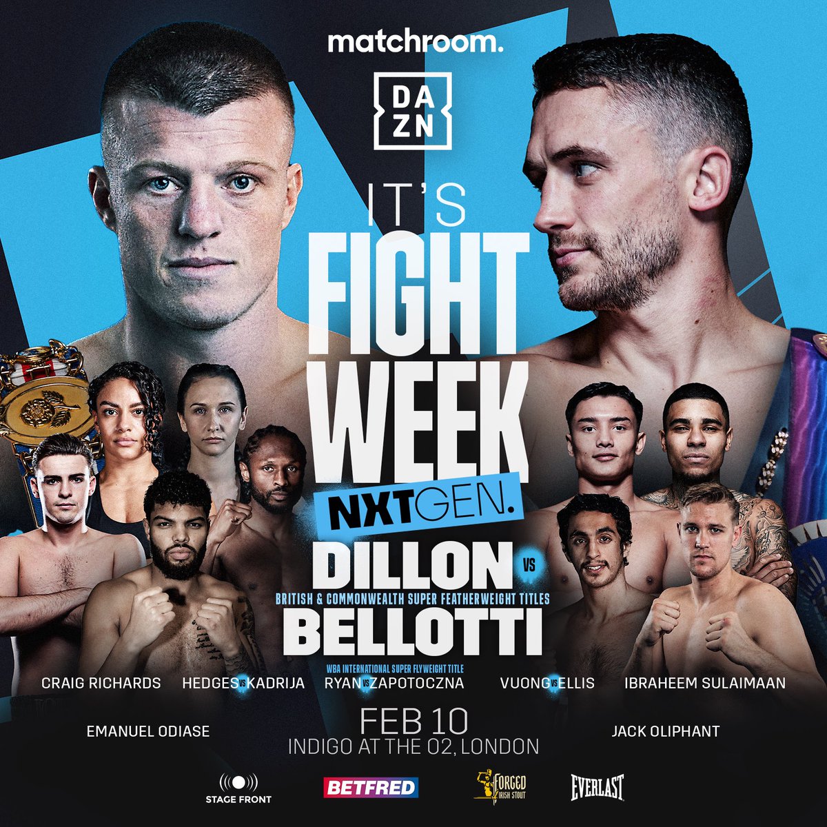 Fight week on @DAZNBoxing for the Nxt Gen show Craig Richards is going to show why he's Next Gen 👊🏻😉#DillonBellotti