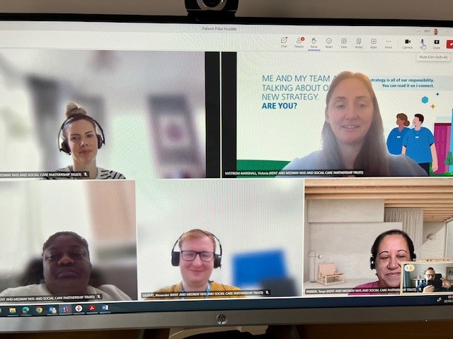 Dropped into Patient Transformation Team Huddle. Updated on Trust performance, briefed on challenges &amp; opportunities for the wk.  Highlighted issue with 1 of our programmes in 45 minutes of the start of the working week &amp; could put countermeasures in place. #ContinuousImprovement