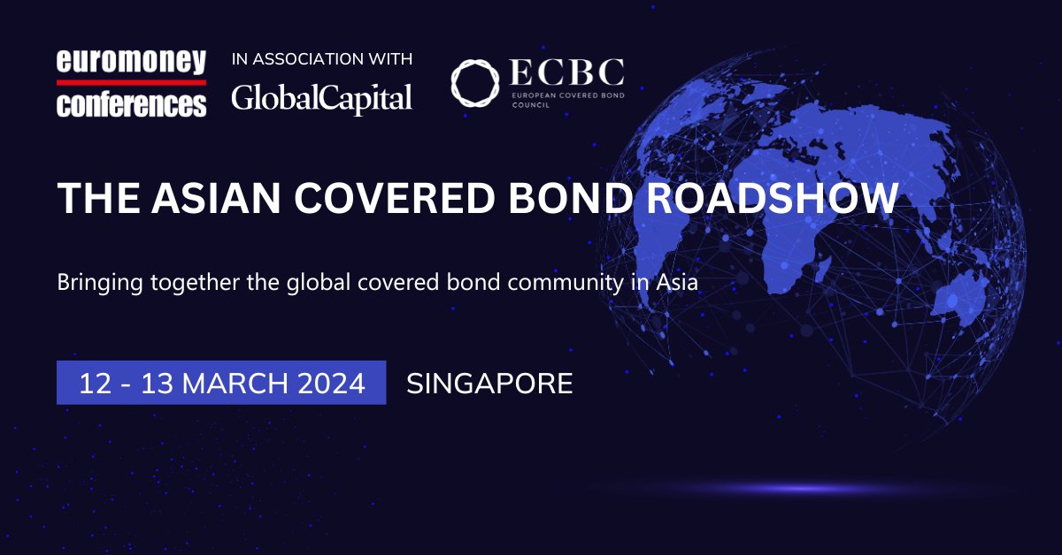 The Asian Covered Bond Roadshow returns to Singapore this March, where we’ll celebrate the tenth anniversary of the event.

Register now: lnkd.in/dtn_YdiR 

Special thanks to our sponsors: <a href="/dbsbank/">DBS Bank</a>, <a href="/Helaba/">Ale Barrientos</a> and <a href="/nord_lb/">NORD/LB</a>

<a href="/EMF_ECBC/">EMF-ECBC</a>

#emCoveredBonds #AsianCoveredBonds