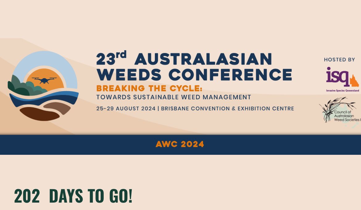 Are you researching weeds and soil microbes? 🎍🦠 Submit an abstract to the plant-soil forum👇 *A belowground world of opportunity: harnessing plant-soil interactions to better understand weed establishment, impact and management* #23AWC @austweedsconf icebergevents.eventsair.com/awc24/
