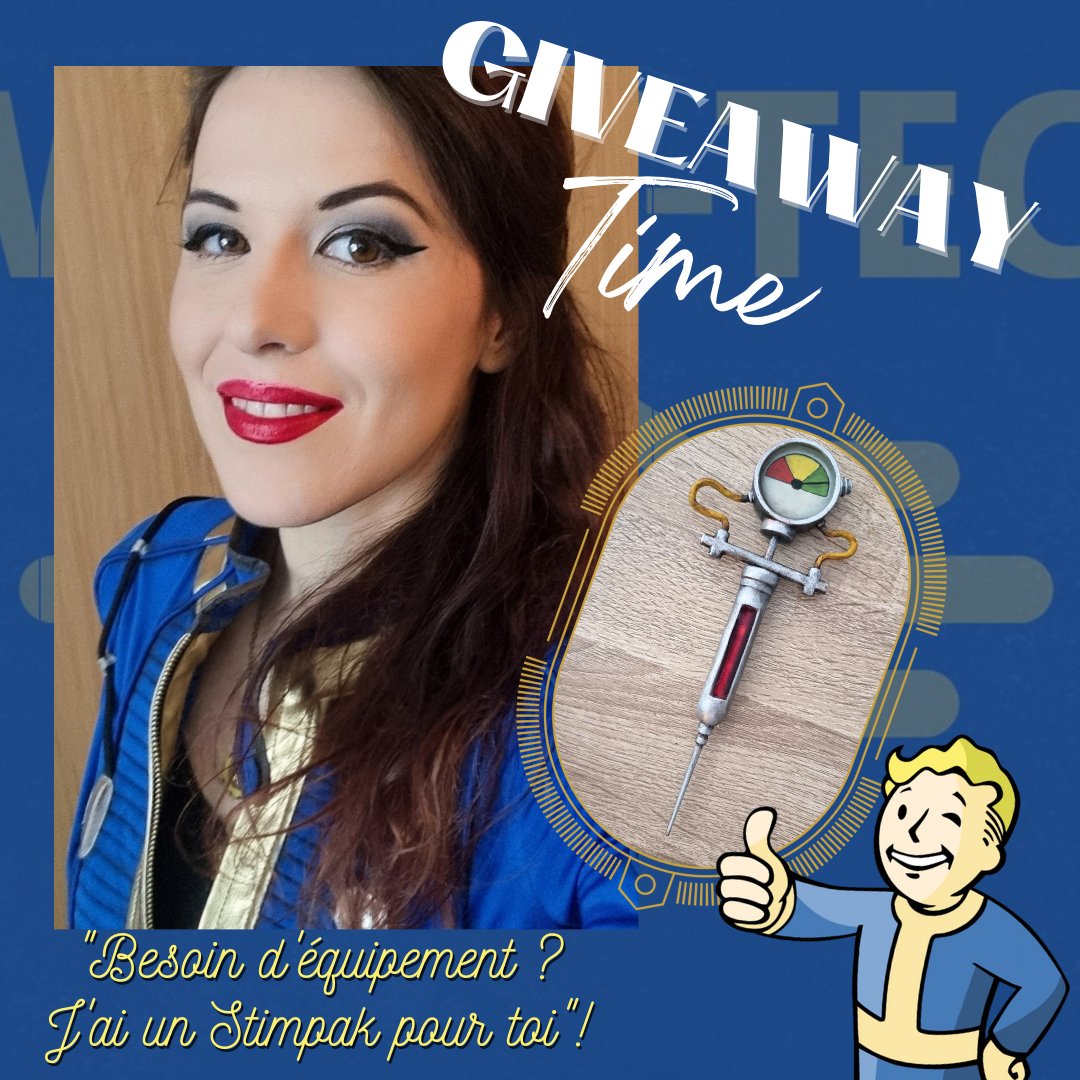 ⚡️GIVEAWAY ⚡️ 

Remporte ce Stimpak de l'univers <a href="/Fallout/">Fallout</a> fait par mes soins en taille réelle 

Pour participer,  rien de plus simple : 
- Follow <a href="/selene_fantasy/">Selene Fantasy 🐱</a> 
- RT 
- Commente le post en me disant quel est ton opus préféré ❤️‍🔥 

TAS le 26/02/2024 à 20h 

Bonne chance à tous
