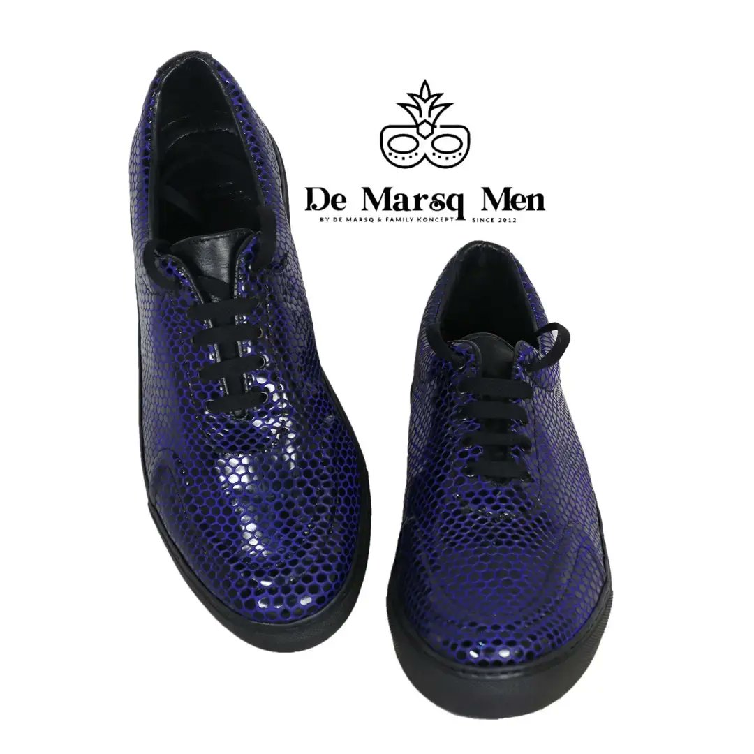 DeMarsqShoes's tweet photo. Blue is cool! But with a touches of black dots 🕃 makes it finer @DeMarsqShoes #Quality #affordable https://t.co/mqboHde1tC