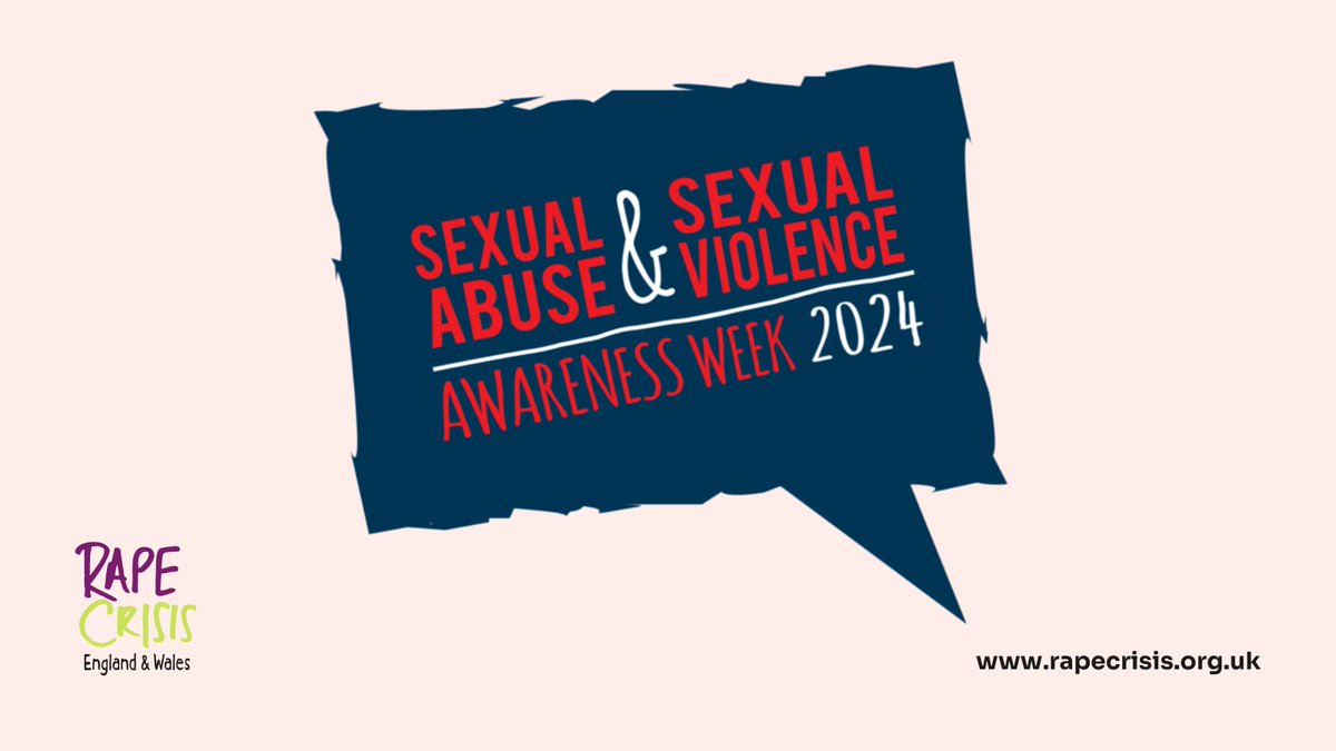 Today marks the start of Sexual Abuse &amp; Sexual Violence Awareness Week. Throughout the week we'll be sharing information about child rape and sexual abuse, and the support available for victims and survivors.
1/2 ⬇️